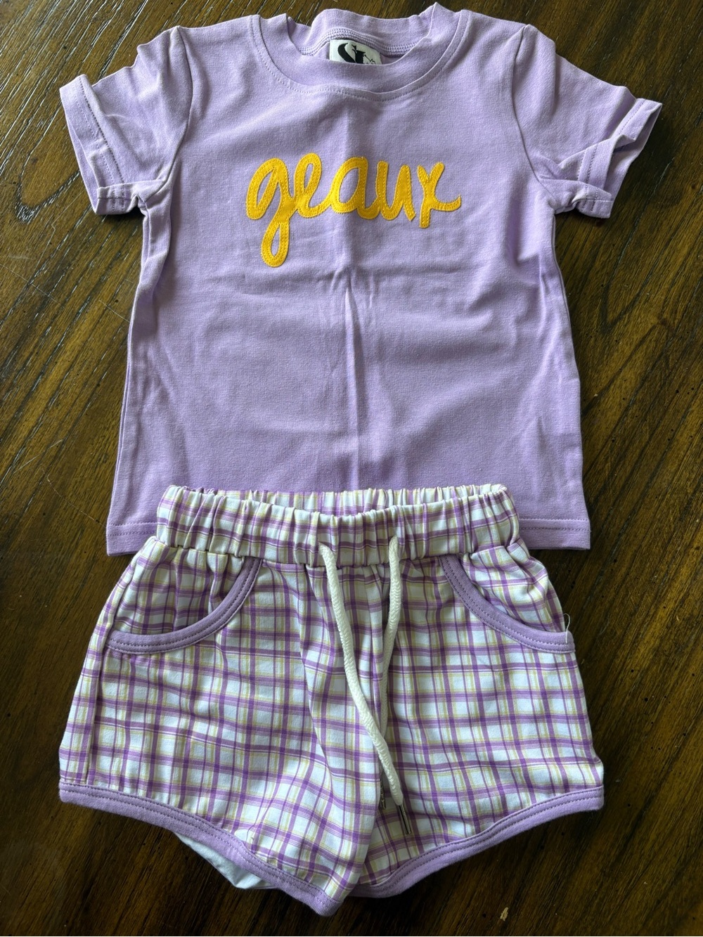 Purple & Yellow Geaux LSU Set